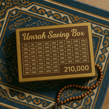 Umrah Money Box Wooden
