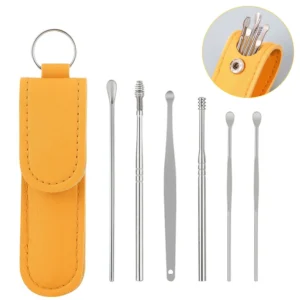 6pcs Stainless Steel Ear pick cleaning kit