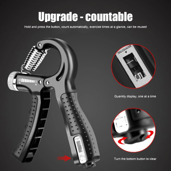 Automatic Counting Hand Gripper